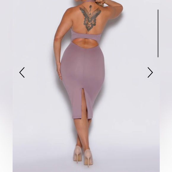 Bombshell sportswear sweetheart dress mauve XS - Picture 2 of 5